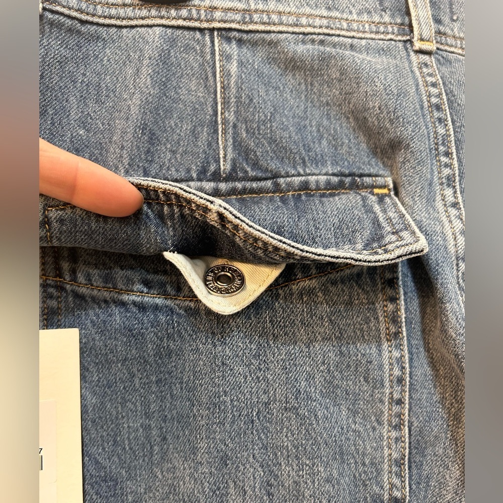 NWT Citizens Of Humanity Agni Utility Jeans Women Jogger Sz 27 Button Fly Barrel - Picture 5 of 15